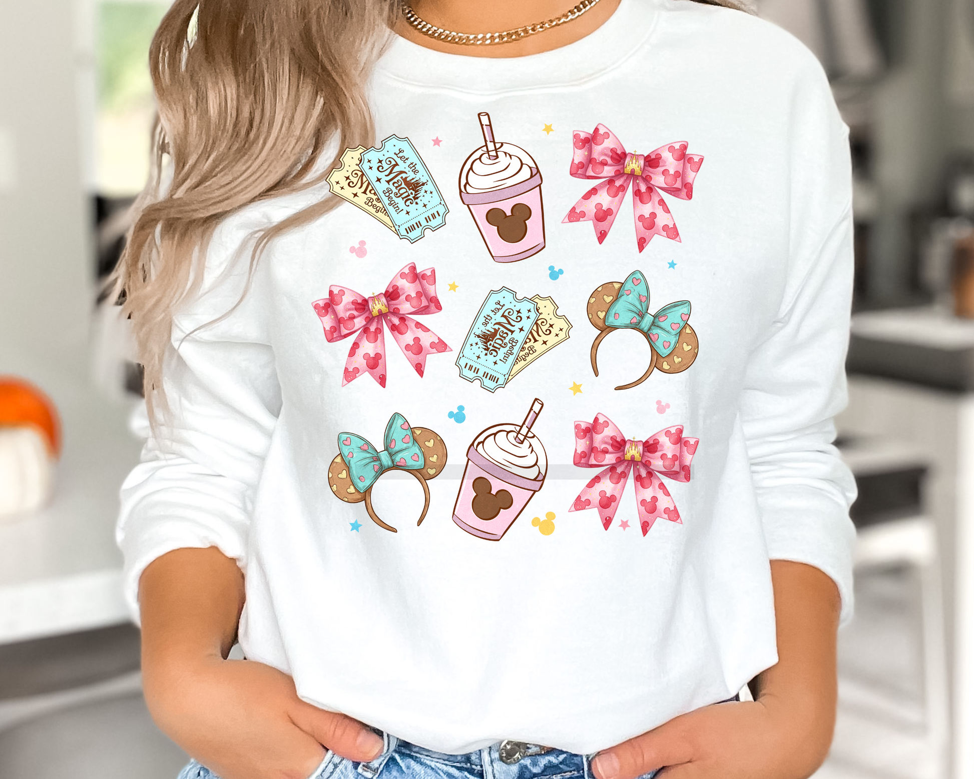 Magical Drink Bow DTF TRANSFER or UV DTF STICKER