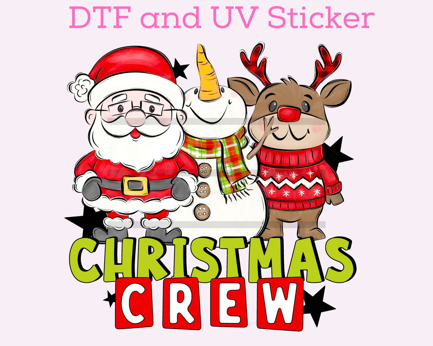 Christmas Crew Christmas DTF TRANSFER