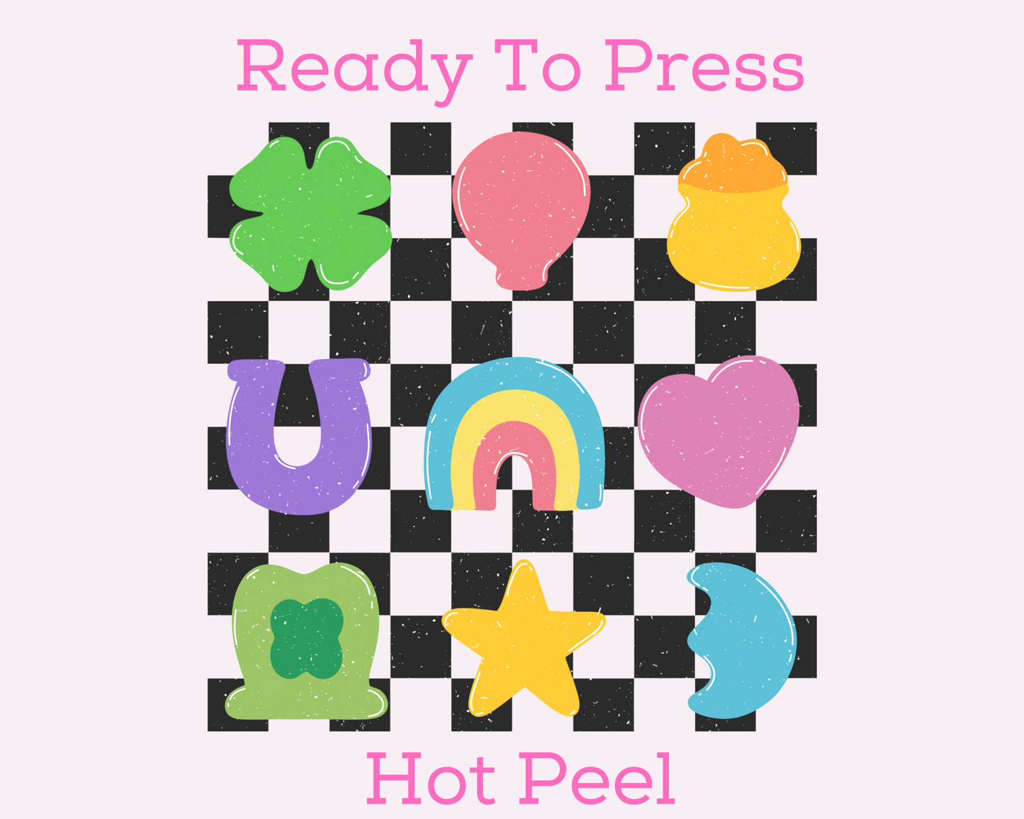 Lucky Charms (Distressed) St. Patrick's Day DTF TRANSFER or UV DTF STICKER