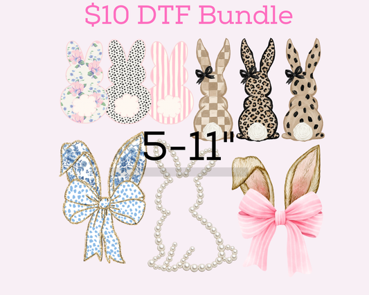 $10 Esthetic Easter Bundle DTF Transfer