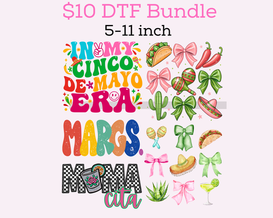 $10 Cinco de Mayo Bundle DTF Transfer