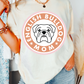 English Bulldog Mom DTF TRANSFER or UV DTF STICKER DECAL