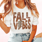 Fall Vibes Faux Sequins Fall DTF TRANSFER or UV DTF STICKER DECAL
