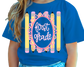 All Grades Girl School Pencils Bow TRANSFER