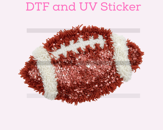 Faux Texture Football DTF Transfer