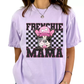 Frenchie Mama (Black) Faux Sequins Faux Embroidery Mom DTF TRANSFER or UV DTF STICKER DECAL
