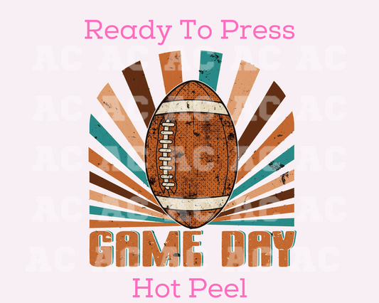 Boho Game Day DTF TRANSFER or UV DTF STICKER