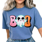 Faux Embroidery Ghost Boo Halloween DTF TRANSFER or UV DTF STICKER DECAL