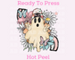 Ghoul Life Ghost Halloween DTF TRANSFER or UV DTF STICKER