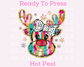 Faux Glitter Girl Reindeer Christmas DTF TRANSFER  or UV DTF STICKER
