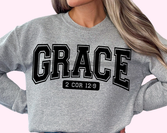 Grace Faith Based Religious DTF TRANSFER or UV DTF STICKER