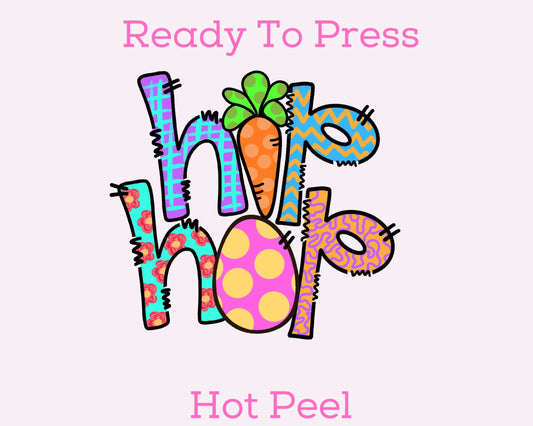 Hip Hop Doodle Easter DTF TRANSFER