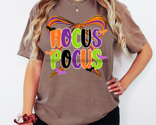 Magical Halloween Sisters with Bow Pocus DTF TRANSFER or UV DTF STICKER