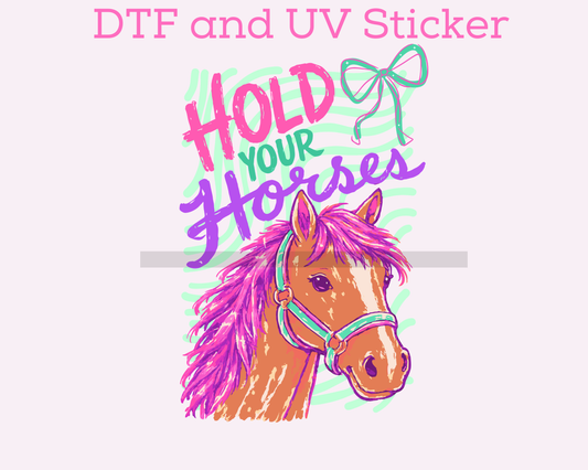 Hold your Horses DTF TRANSFER