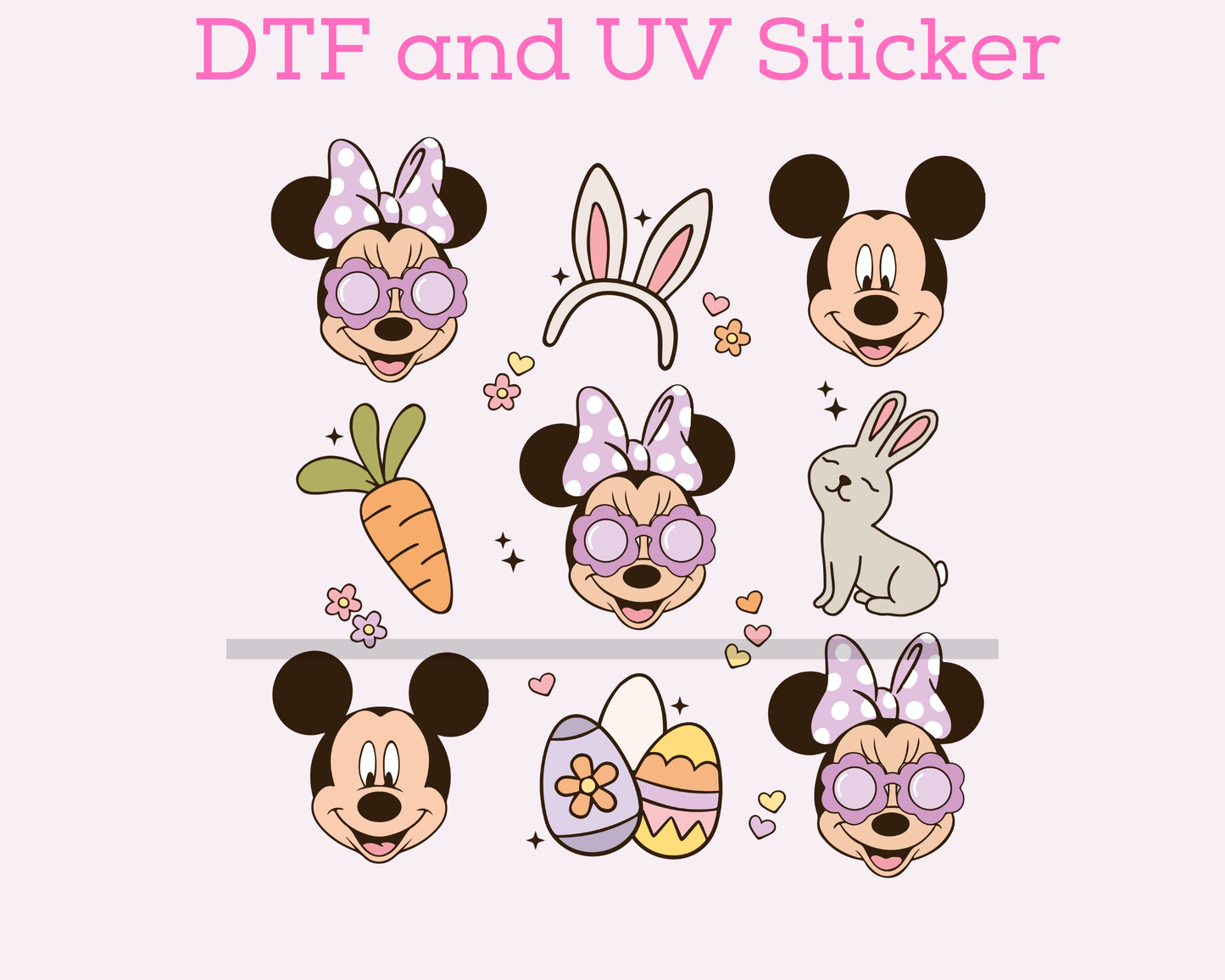 Salty with Bow and Stripes Blue DTF TRANSFER or UV DTF STICKER