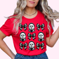 Coquette Bow Michael Myers Collage Halloween DTF TRANSFER or UV DTF STICKER