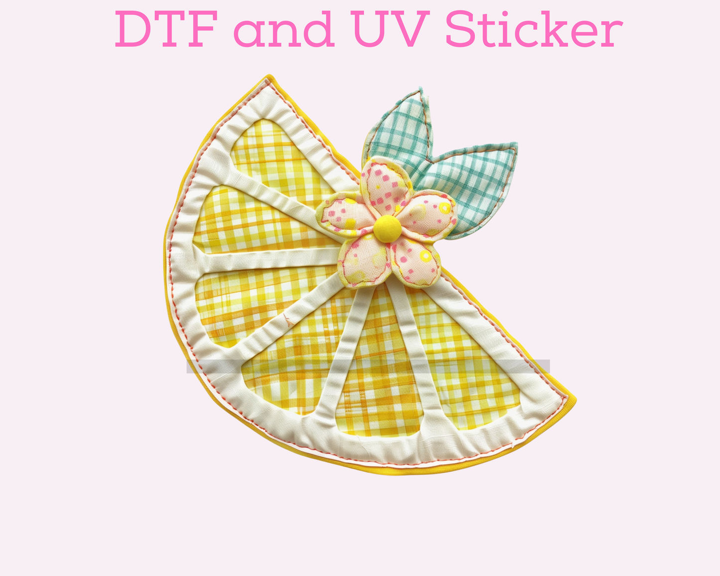 Lemon DTF TRANSFER or UV DTF STICKER DECAL