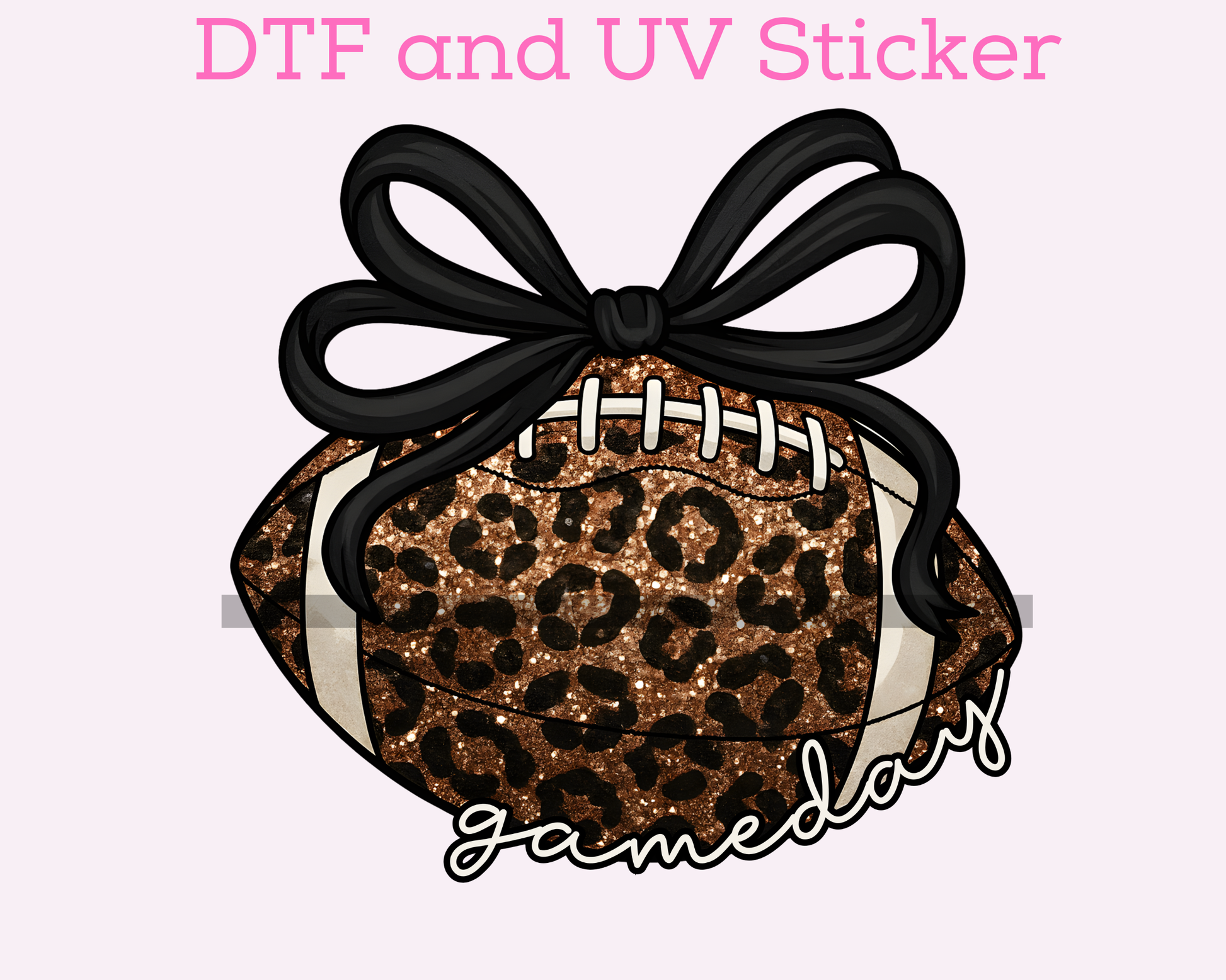 Leopard Football Game Day DTF Transfer