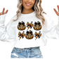 Leopard Pumpkins and Pencils With Bows School Fall DTF TRANSFER or UV DTF STICKER DECAL