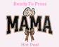 Girl Mama Leopard Bow Mom DTF TRANSFER or UV DTF STICKER DECAL