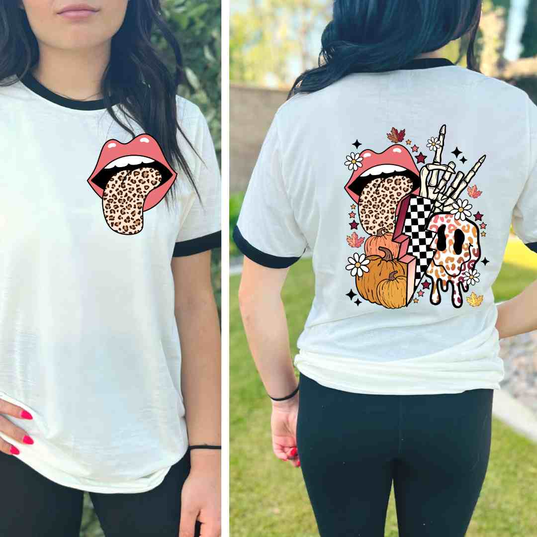 Leopard Tongue DTF TRANSFER or UV DTF STICKER DECAL