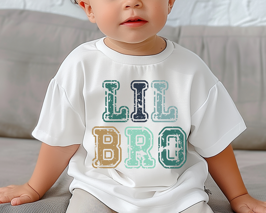 Lil Bro DTF TRANSFER or UV DTF STICKER DECAL Distressed
