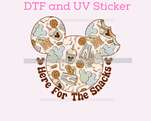 Magical Here for the snacks boy DTF TRANSFER or UV DTF STICKER