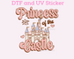 Magical Princess Fiends with Bows DTF TRANSFER or UV DTF STICKER