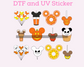 Magical Halloween Fall Snacks DTF TRANSFER or UV DTF STICKER