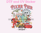 Magical Pier Friend DTF TRANSFER or UV DTF STICKER