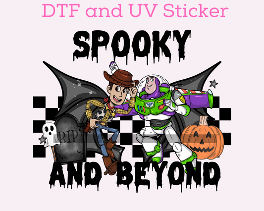 Magical T0y Halloween Spooky Beyond DTF TRANSFER or UV DTF STICKER