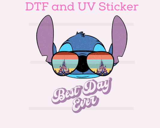 Magical Alien DTF TRANSFER or UV DTF STICKER