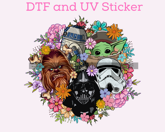 Magical Friends DTF TRANSFER or UV DTF STICKER