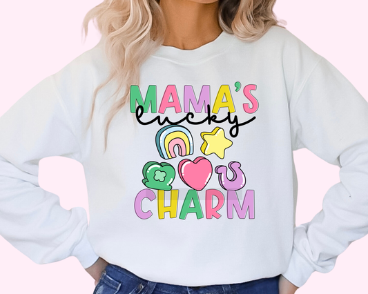 Mama's Lucky Charm St. Patrick's Day DTF TRANSFER or UV DTF STICKER
