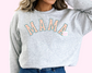 Mama Daisy Varsity letters DTF TRANSFER or UV DTF STICKER DECAL
