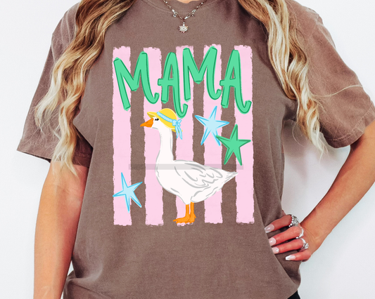 Mama Goose DTF TRANSFER or UV DTF STICKER DECAL