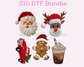 $10 Faux Yarn Christmas Bundle 5- 11' DTF Transfer