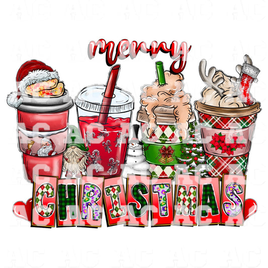 Merry Christmas DTF TRANSFER