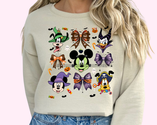 Magical Halloween Fall friends DTF TRANSFER or UV DTF STICKER