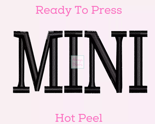 MINI Mini DTF TRANSFER or UV DTF STICKER DECAL