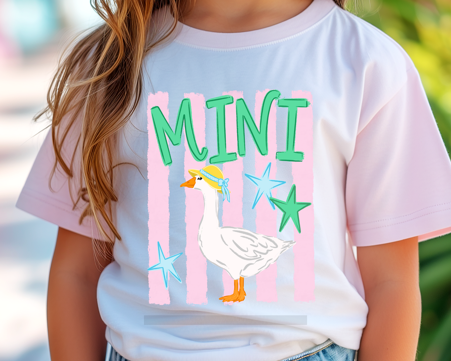 Mini Goose DTF TRANSFER or UV DTF STICKER DECAL
