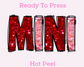 Mini Valentines Day DTF TRANSFER or UV DTF STICKER