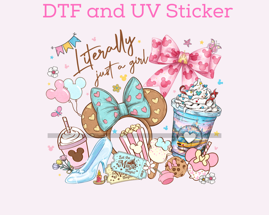 Beachy Varsity Letters DTF TRANSFER or UV DTF STICKER