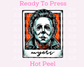 Michael Myers Polaroid Halloween DTF TRANSFER or UV DTF STICKER