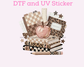 Neutral School Supplies First Day of School Teacher DTF TRANSFER