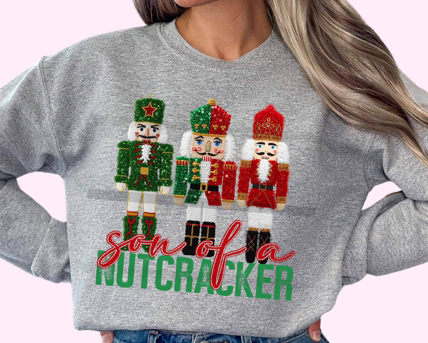 Son of a Nutcracker Christmas DTF TRANSFER  or UV DTF STICKER