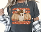 Bat Orange Stripes Halloween DTF TRANSFER