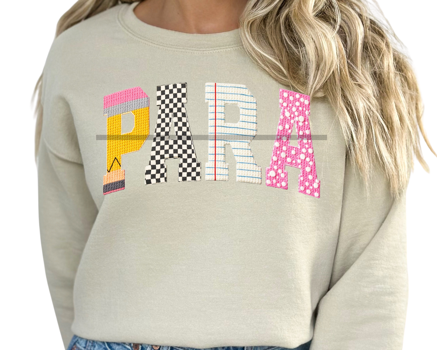 Para Faux Yarn DTF TRANSFER or UV DTF STICKER DECAL