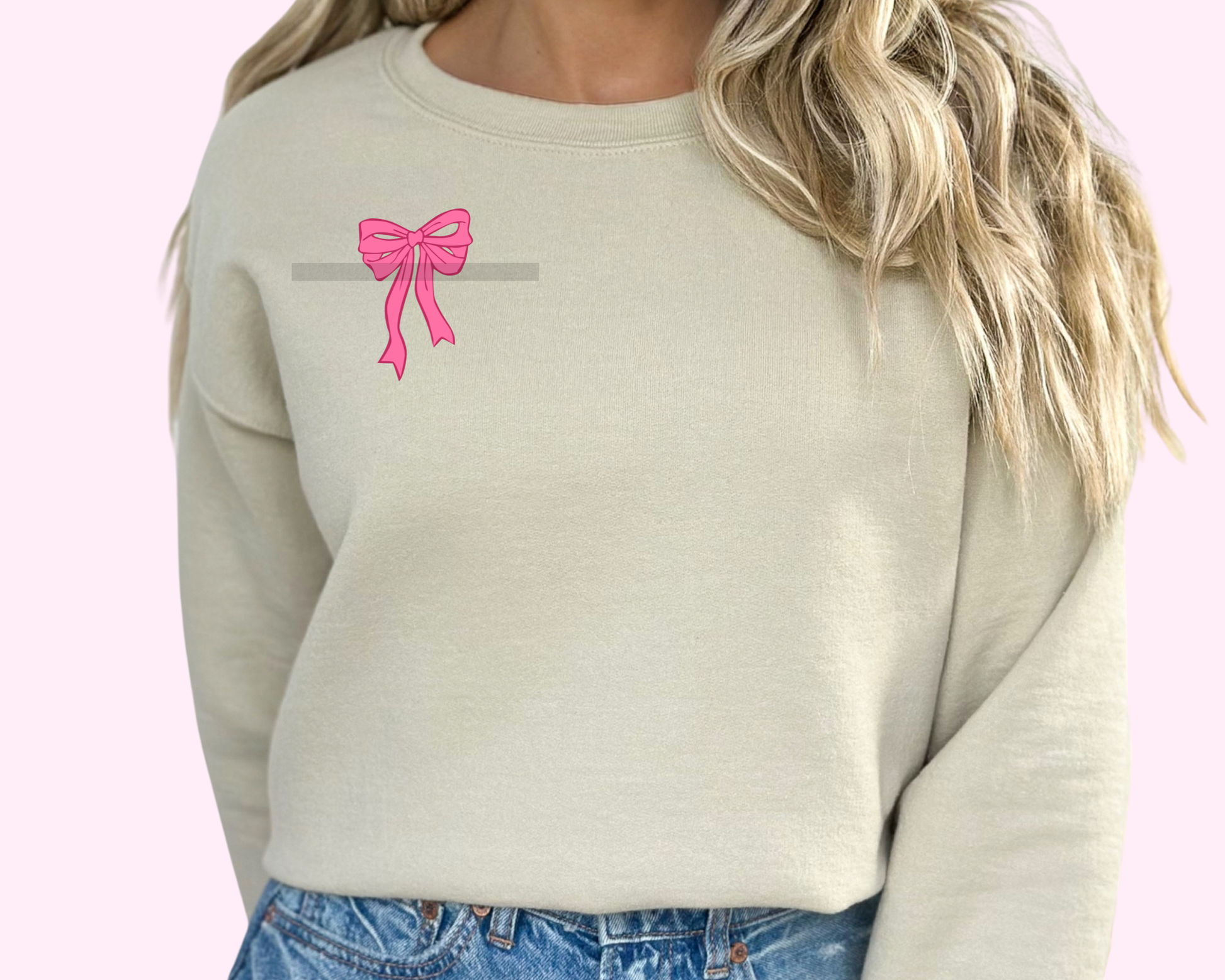 pink Bow Coquette Bow DTF TRANSFER or UV DTF STICKER DECAL