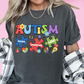 Accept Understand Love Autism Awareness DTF TRANSFER or UV DTF STICKER DECAL